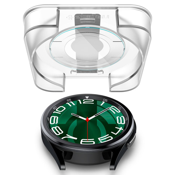 2x Szkło Hartowane Spigen do Samsung Galaxy Watch 6 47mm, Glas.TR "EZ FIT", Clear