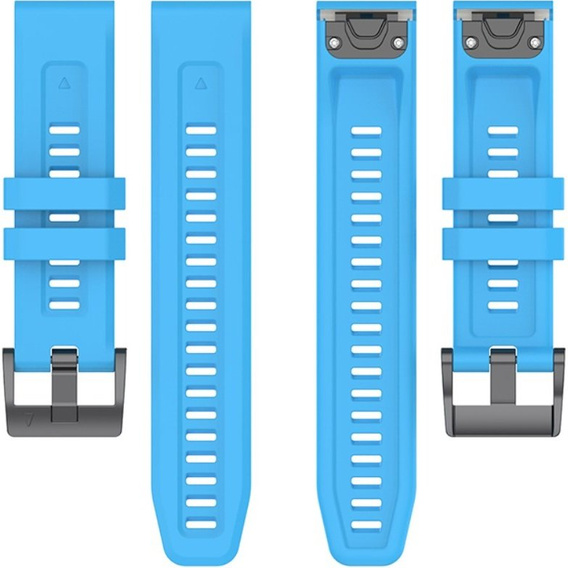 Pasek Silikonowy QuickFit 20mm do Garmin Fenix 5S/6S/7S, Niebieski
