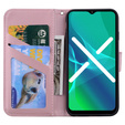 Etui z klapką do Motorola Moto G22, Wallet Bunny, różowe