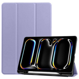Etui do iPad Pro 13" 2024 (7 gen.), Smartcase z miejscem na rysik, fioletowe