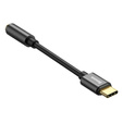 Baseus Przejściówka adapter przewód audio USB-C do mini jack 3,5mm