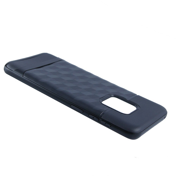 Czarny Etui Rhombus Hybrid Gel Case Samsung Galaxy S9