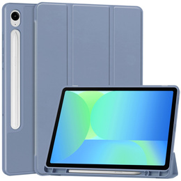 Etui do Samsung Galaxy Tab S10 FE+ Plus, Smartcase z miejscem na rysik, granatowe