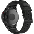 Pasek Nylonowy Quickfit do Garmin Fenix 22mm, Czarny