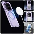 Etui do Xiaomi Redmi Note 14 Pro 5G / Poco X7 5G, Fusion Hybrid, do MagSafe, fioletowe