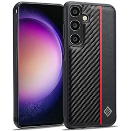 Etui do Samsung Galaxy S26, LC.IMEEKE, Carbon Fiber, czarne