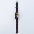 Pasek Silikonowy do Xiaomi Smart Band 10 / 9 / 8, Czarny / Różowy