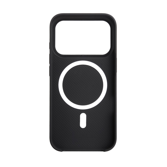 Etui MELKCO do iPhone 17 Pro, skórzane, do MagSafe, czarne