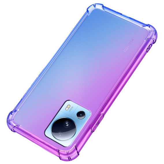 Etui Gradient Dropproof do Xiaomi 13 Lite, Fioletowe / niebieskie