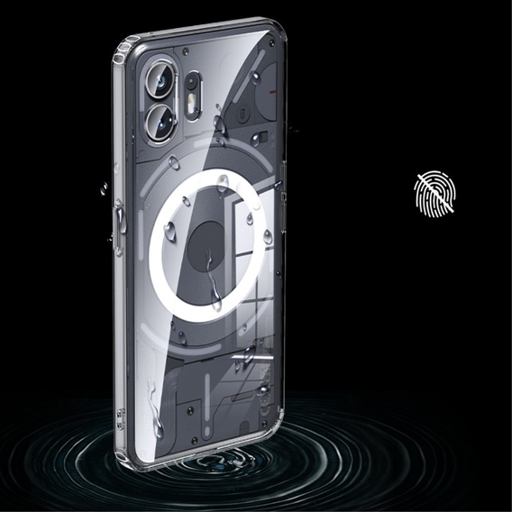Etui do Nothing Phone 2, Obudowa Fusion Hybrid Case, do MagSafe, przezroczyste
