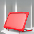 Etui Kickstand Full Protection do Macbook Air 13 - A1932/A2179/A2337 - Red
