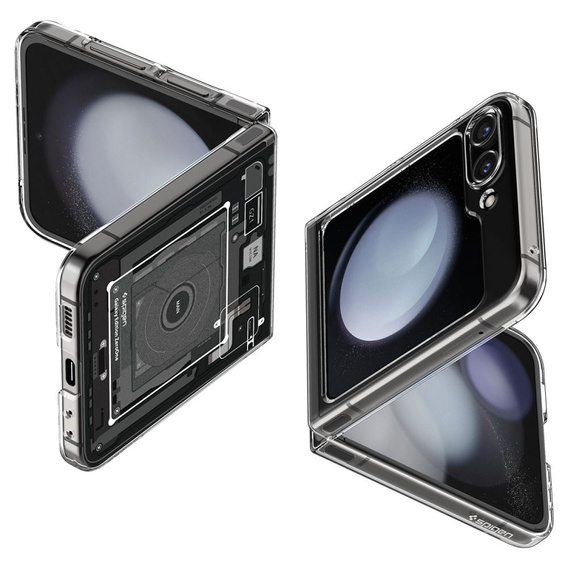 Etui Spigen do Samsung Galaxy Z Flip 5, Airskin Zero One, Przezroczyste