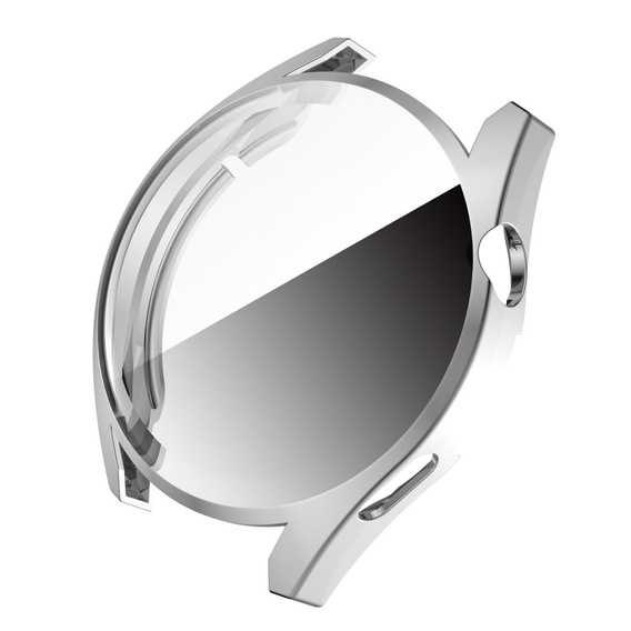2w1 Etui z osłoną na ekran do Huawei Watch GT 3 42mm, Srebrne