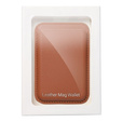 Portfel magnetyczny na karty do iPhone 12 / 13 / 14 / 15 / 16, Leather Mag Wallet, kompatybilny z MagSafe – brązowy