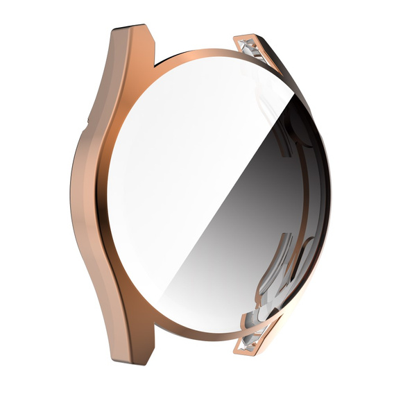 2w1 Etui z osłoną na ekran do Huawei Watch GT 3 42mm, Różowe złoto