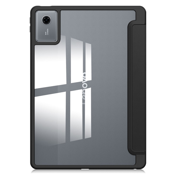 Etui z przezroczystym tyłem i miejscem na rysik do Lenovo Idea Tab 11" / Tab K11 11" (2 gen.), czarne
