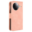 Etui z klapką do Xiaomi Poco F7 Pro, Card Slot, różowe