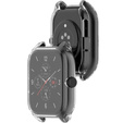 2w1 Etui z osłoną na ekran do Amazfit GTS 4, Przezroczyste