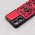 Etui pancerne do Oppo A78 4G, CamShield Slide, czerwone