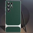 Etui do Samsung Galaxy S25 Ultra, GKK Woven Leather, zielone