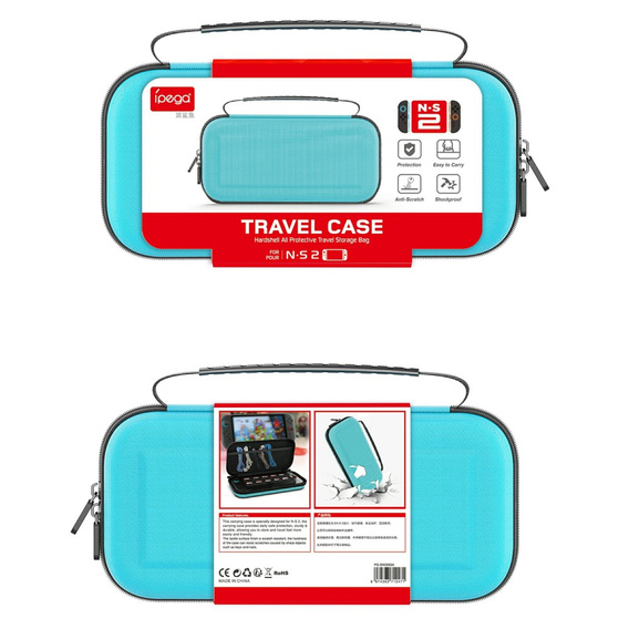 Etui iPega PG‑SW2003 do Nintendo Switch 2 – niebieskie