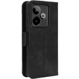 Etui z klapką do Realme GT 7 / 7T, Card Slot, czarne