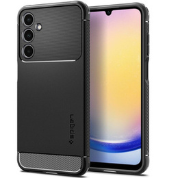Etui Spigen do Samsung Galaxy A25 5G, Rugged Armor, czarne