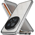Etui do Honor Magic 8 Pro, Magnetic Dual Glass, srebrne
