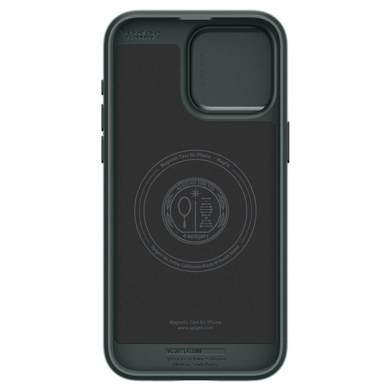 OUTLET Etui SPIGEN do iPhone 15 Pro Max, Optik Armor MagSafe, Zielone