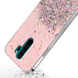Etui do Xiaomi Redmi Note 8 Pro, Glittery, różowe