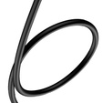 Baseus kabel audio Yiven M01 USB-C 3,5 mm 1,2 m - Czerwono-Czarny