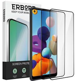 2x Szkło Hybrydowe Ceramic ERBORD do Samsung Galaxy A21S