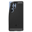 Etui Spigen do Samsung Galaxy S25 Ultra, Rugged Armor do MagSafe, czarne + Szkło Hartowane 9H