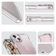 Etui PanzerGlass do iPhone 15, HardCase, przezroczyste