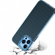 Etui Slim Carbon do iPhone 14 Pro, Blue