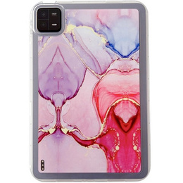 Etui do Xiaomi Pad 6, TPU Hybrid, Marble, różowe