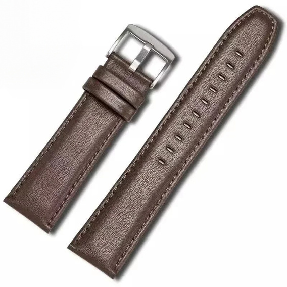Skórzany Pasek uniwersalny 22mm, Brązowy
