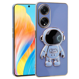 Etui do Oppo A58 4G, Astronaut, niebieskie