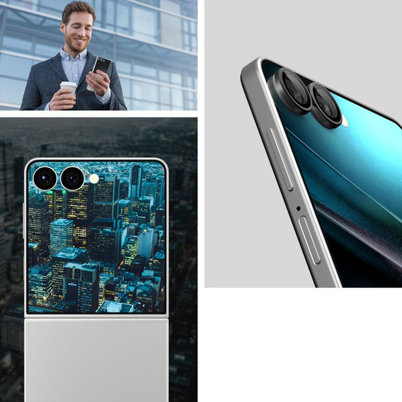 Osłona aparatu Spigen Glas.tR EZ Fit Optik Pro 2-Pack do Samsung Galaxy Z Flip7