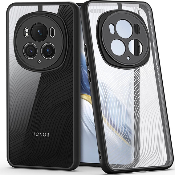 Etui DuxDucis do Honor Magic 6 Pro 5G, Aimo case, przezroczyste / czarne