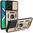 Etui pancerne do Realme 10 4G, CamShield Slide, złote