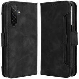 Etui z klapką do Samsung Galaxy A56 5G, Card Slot, czarne