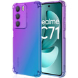 Etui Gradient Dropproof do Realme C71, Fioletowe / niebieskie