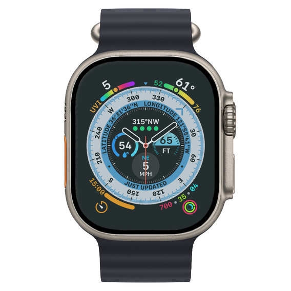 2x Szkło Hybrydowe ERBORD do Apple Watch Ultra 1/2/3 49MM