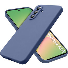 Etui do Samsung Galaxy A56 5G, Silicone Lite, granatowe