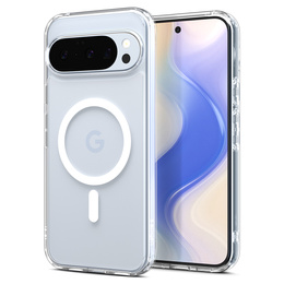 Etui z MagSafe Spigen do Google Pixel 10/10 Pro, Ultra Hybrid, Clear/White