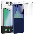 2x Szkło Hartowane do Samsung Galaxy Z Flip7 5G, ERBORD 3D pełne, szybka na zewnętrzny ekran