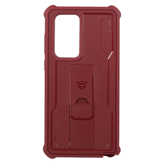 Etui pancerne do Samsung Galaxy S22 Ultra, Dexnor Full Body, czerwone