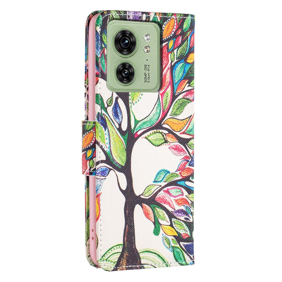 Etui z klapką do Motorola Edge 40 5G, Wallet, Tree of Life