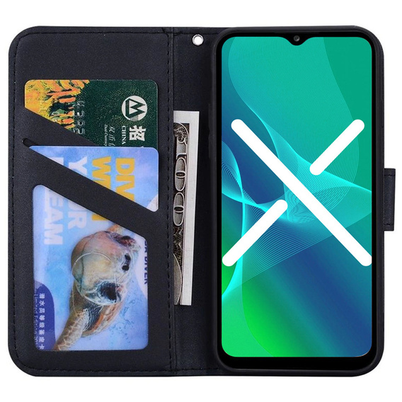 Etui z klapką do Xiaomi Redmi Note 8 Pro, Wallet Panda, czarne